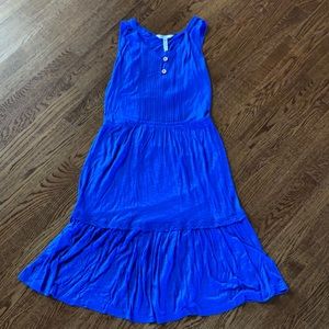 Blue Matilda Jane tank dress, soft! NWOT